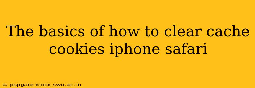 The basics of how to clear cache cookies iphone safari